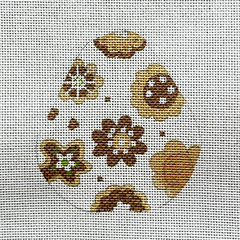 Melissa Shirley Designs Pear with Posies Needlepoint Canvas