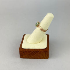 Antique Early Victorian Emerald Ring in 9k Gold