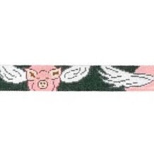 Cooper Oaks Design When Pigs Fly Belt Needlepoint Canvas
