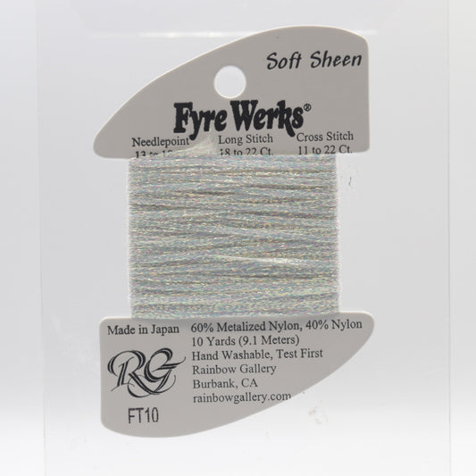 Rainbow Gallery Fyre Werks Soft Sheen - 10 White Pearl