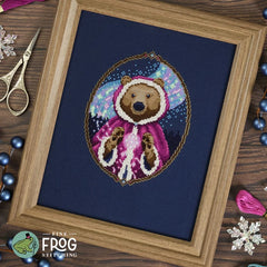 Fine Frog Stitching Keeper of the Snows Cross Stitch Pattern
