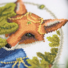Fine Frog Stitching Oak Keeper Cross Stitch Pattern