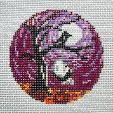 Fire and Iris Four Seasons - Fall Needlepoint Canvas