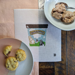 Fire and Iris Pints Up Needlepoint Canvas