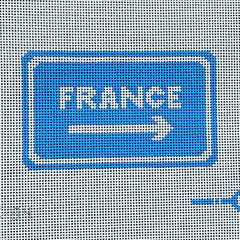 Frances Abel Studio France This Way Needlepoint Canvas