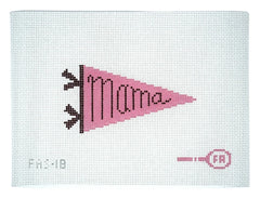Frances Abel Studio Mama Pennant Needlepoint Canvas