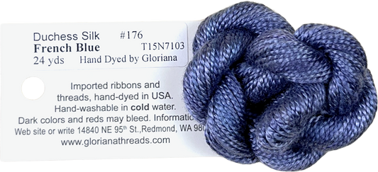 Gloriana Duchess Silk - 176 French Blue
