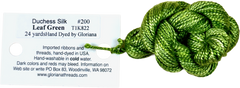 Gloriana Duchess Silk - 200 Leaf Green