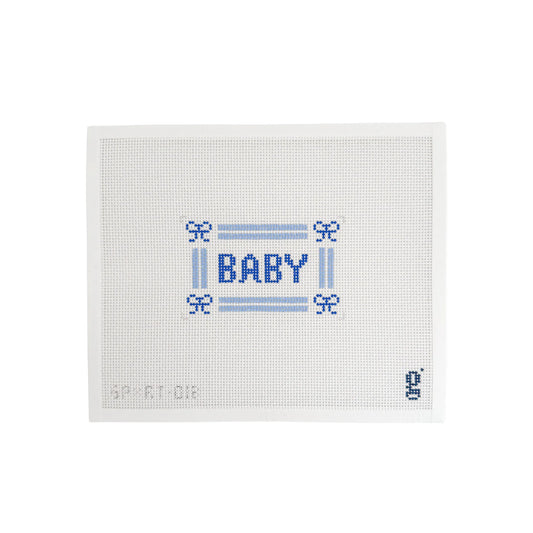 Goodpoint Needlepoint Baby Needlepoint Canvas - Blue
