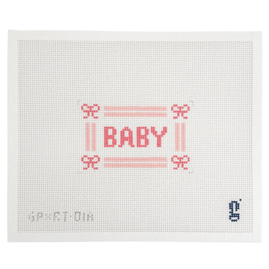 Goodpoint Needlepoint Baby Needlepoint Canvas - Pink