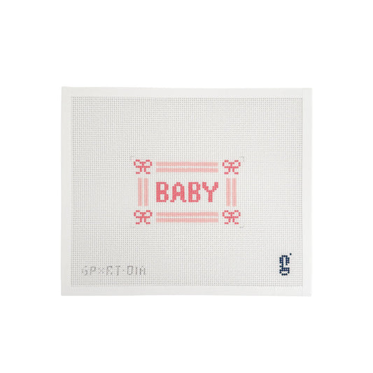 Goodpoint Needlepoint Baby Needlepoint Canvas - Pink