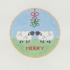 Goodpoint Needlepoint Merry Sheep Needlepoint Canvas
