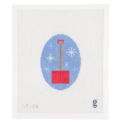 Goodpoint Needlepoint Snow Shovel Needlepoint Canvas