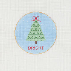 Goodpoint Needlepoint Squiggle Christmas Tree Needlepoint Canvas