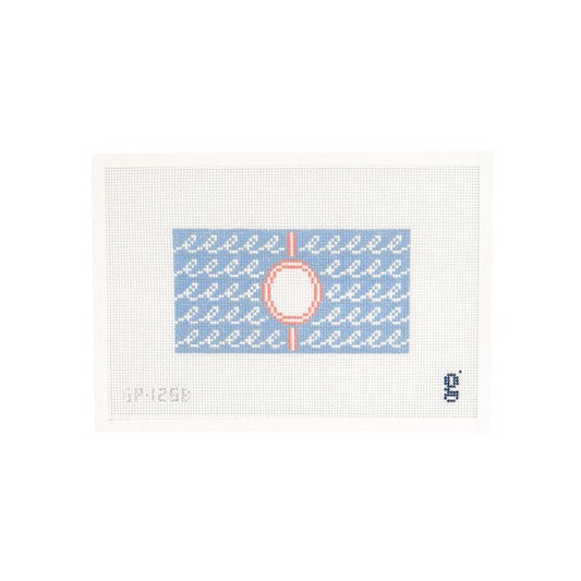 Goodpoint Needlepoint Squiggle Wave Beach Needlepoint Canvas