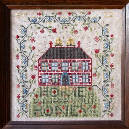 Heartstring Samplery Home is Where Your Honey Is Cross Stitch Pattern