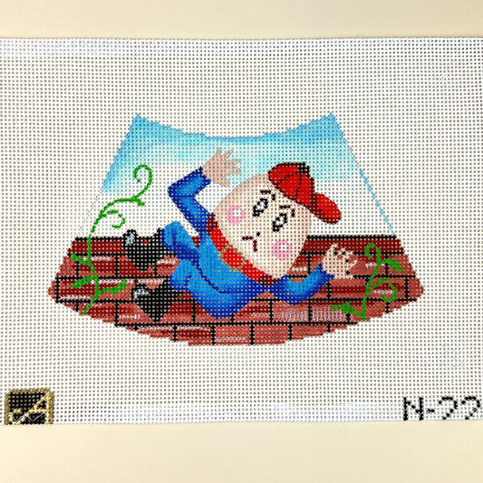 Vallerie Needlepoint Gallery Amanda Lawford Humpty Dumpty Lampshade Needlepoint Canvas