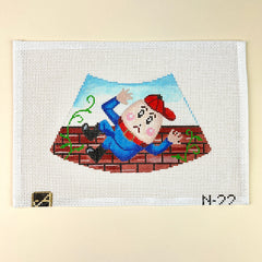 Vallerie Needlepoint Gallery Amanda Lawford Humpty Dumpty Lampshade Needlepoint Canvas