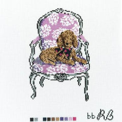 Rachel Barri Dapper Doodle Needlepoint Canvas