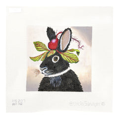 Melissa Shirley Designs Vicki Sawyer Party Beet Bunny Needlepoint Canvas