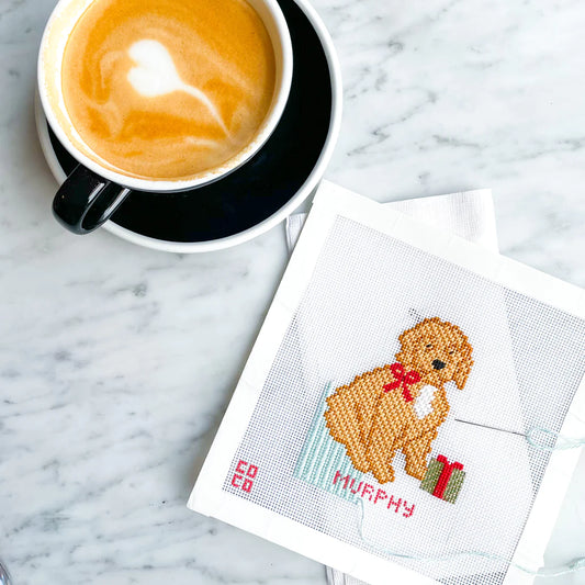 Coco Frank Doodle Needlepoint Canvas