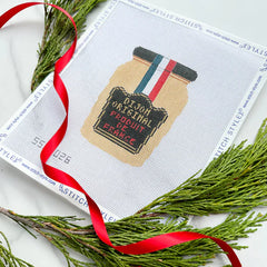 Stitch Style Alli Eagan Designs Dijon Mustard Needlepoint Canvas