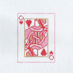 Coco Frank Queen of Hearts Needlepoint Canvas