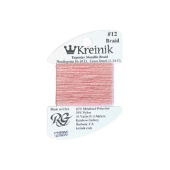 Rainbow Gallery Kreinik Braid #12 - 9200 Blossom