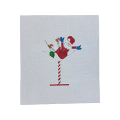 The Princess and Me Martini Madness Needlepoint Canvas