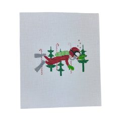 The Princess and Me Underwater Christmas Needlepoint Canvas