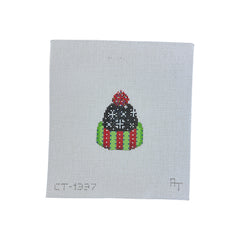 Associated Talents Christmas Beanie Hat Needlepoint Canvas