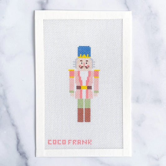 Coco Frank Pink Nutcracker Needlepoint Canvas