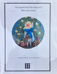 The Gingham Stitchery Lauren Devous My Favorite Things Stitch Guide Girls In White Dresses With Blue Satin Sashes