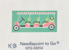 Needlepoint To Go Palm Beach Golf Cart Needlepoint Canvas