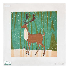 Cooper Oaks Design Warren Kimble Winter Deer Needlepoint Canvas