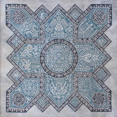 Ink Circles Castle Walls Cross Stitch Pattern