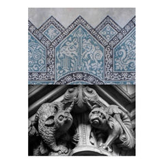 Ink Circles Castle Walls Cross Stitch Pattern
