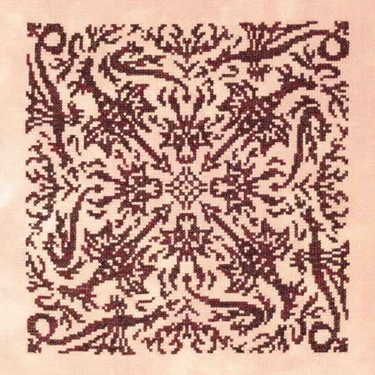 Ink Circles Elemental Dragons: Fire Cross Stitch Pattern