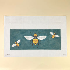 JP Needlepoint Bee Clutch Purse Needlepoint Canvas