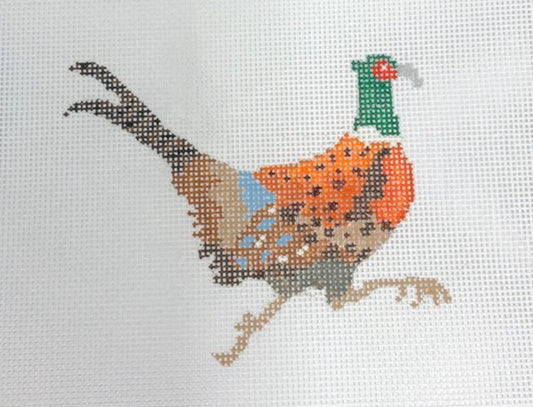 Jessica Tongel Designs Percy Pheasant Needlepoint Canvas