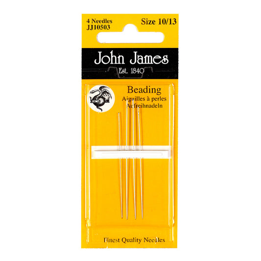 John James Tapestry Beading Needle - Assorted Sizes 10, 12, 13, 15