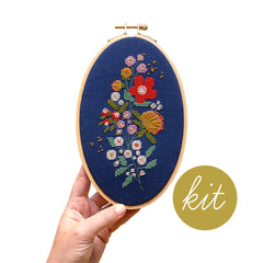 Junebug and Darlin Forget Me Knots Cross Stitch Kit