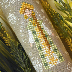 Stitchy Princess Fairy Tale Spring Ukrainian Girl Cross Stitch Pattern