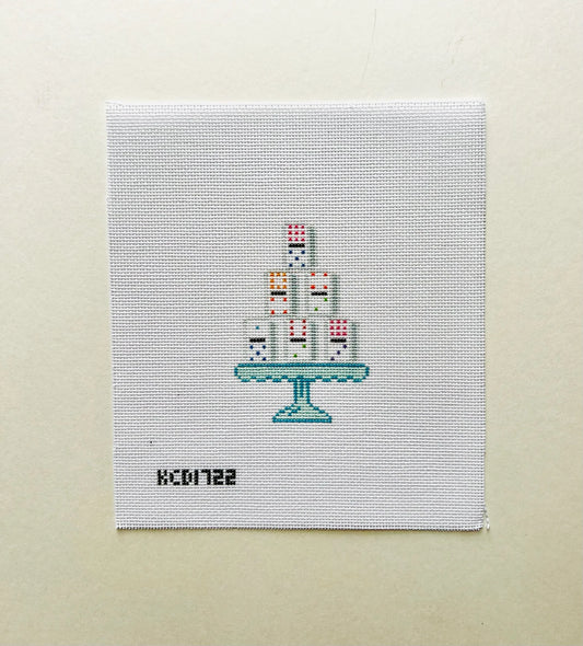 KCN Designers Tipsy Tower Darling Dominoes Needlepoint Canvas