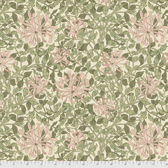 The Original Morris & Co Fabric Honeysuckle - Green