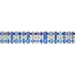 Kate Dickerson Needlepoint Collections Hanukkah Basket - Woven Ribbons Needlepoint Canvas