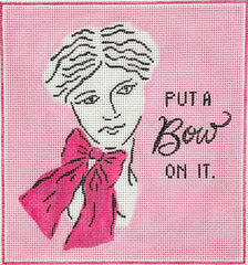 Kate Dickerson Needlepoint Collections Krissy Mast Put A Bow On It Needlepoint Canvas