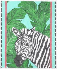 Kate Dickerson Needlepoint Collections Megan Carn Zebra Needlepoint Canvas