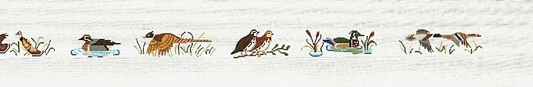 Kate Dickerson Needlepoint Collections Wild Ducks & Game Birds Belt Needlepoint Canvas