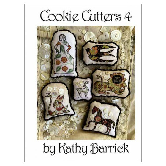 Kathy Barrick Cookie Cutters 4 Cross Stitch Pattern